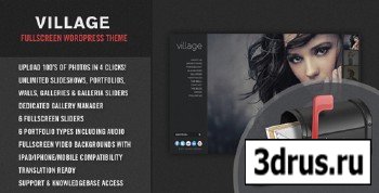ThemeForest - Village v2.2 - An Awesome Fullscreen WordPress Theme (Reupload)