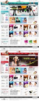Hair Design Korea PSD Web Templates