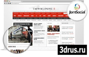 Gavick - The World News II v2.12 Joomla 2.5 Template - Retail