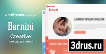 ThemeForest - Bernini - Creative HTML5/CSS3 Theme - RIP