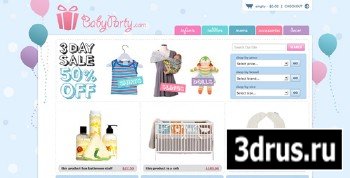 ThemeForest - Baby Party PSD Template
