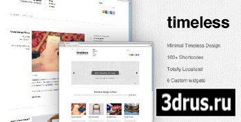 ThemeForest - timeless - Minimal Typographic WordPress Theme (Reupload)