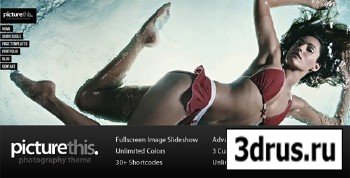 ThemeForest - PictureThis v1.3 - Fullscreen Portfolio WordPress Theme