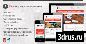 ThemeForest - Ideative - Multi-purpose corporate portfolio HTML