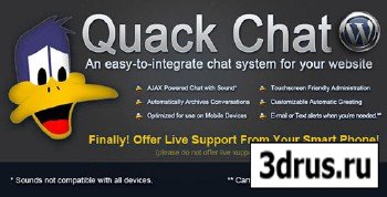 CodeCanyon - WP v1.02 - Quack Chat Live Chat System 