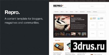 ThemeForest - Repro v1.5 - Premium WordPress News /  Magazine Theme