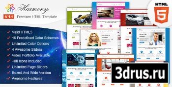 ThemeForest - Harmony v1.1 - Multipurpose HTML5 Template