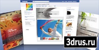 ActiveDen - Translucent - Facebook Fan Page Template (FB Timeline Resized) RETAIL