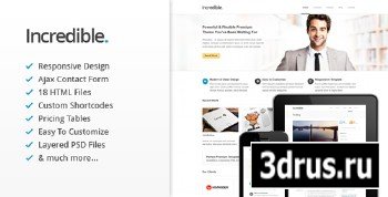 ThemeForest - Incredible - Responsive HTML Template