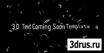 ActiveDen - 3D Text Coming Soon Template