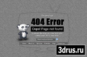 ThemeForest - 404 Error Screen