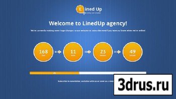 ThemeForest - LinedUp Responsive Coming Soon Template