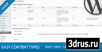 CodeCanyon - Easy Custom Content Types for WordPress Version 2.5.3