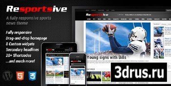 ThemeForest - Resportsive v1.04 - Responsive Sports News Theme