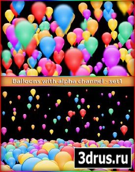 Alpha Channel Footage - Balloons