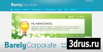 ThemeForest - Barely Corporate HTML Theme - 12 in 1