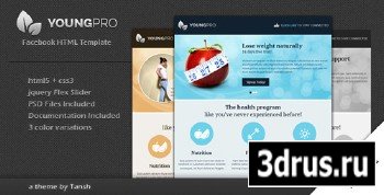 ThemeForest - Youngpro HTML Facebook Template - RIP