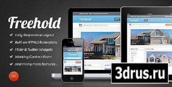 ThemeForest - Freehold - Real Estate Site Template