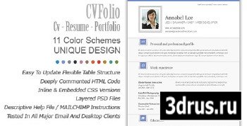 ThemeForest - CV Folio - Resume/Portfolio Email Newsletter