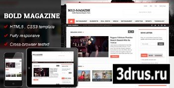 ThemeForest - Bold Magazine - HTML5 Responsive Template