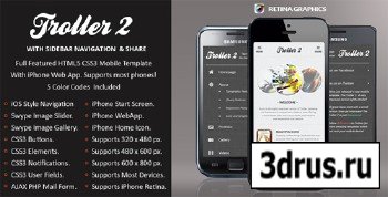 ThemeForest - TrollerV2 Mobile Retina | HTML5 & CSS3 And iWebApp