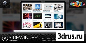 ThemeForest - SideWinder v1.02 for WordPress - Dynamic Grid Portfolio