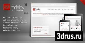 ThemeForest - Fidelity v1.0.1 - Clean Responsive Joomla 2.5 Template