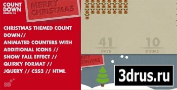 CodeCanyon - Christmas Countdown Animated Counter & Snowfall