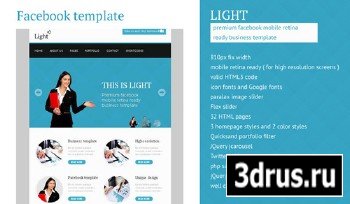 ThemeForest - Light - Facebook Business High Resolution Template