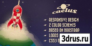 ThemeForest - Caelus - Bootstrap Coming Soon Page