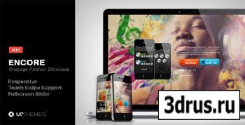 ThemeForest - Encore Onepage Product Showcase with Parallax