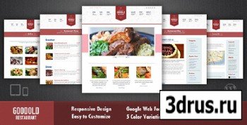 ThemeForest - Goodold Restaurant - Responsive WordPress Theme