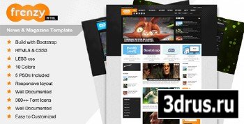 ThemeForest - Frenzy - Responsive Bootstrap Template
