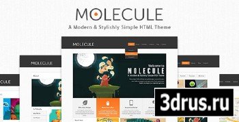 ThemeForest - Molecule business , Corporate and Blog Html5 Templ