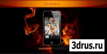 ThemeForest - Get The Flame Landing Page