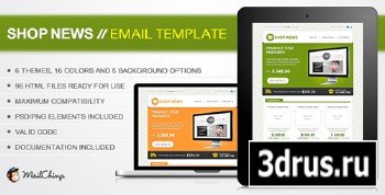 ThemeForest - Shop News Email Template