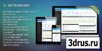 ThemeForest - MetroBoard - Premium Responsive Admin Theme