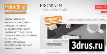 ThemeForest - Prominent - Joomla 1.7 Template
