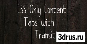 CodeCanyon - CSS3 Transition Content Tabs