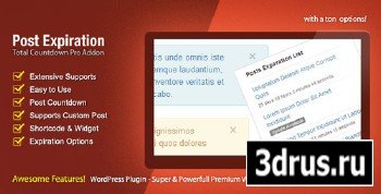 CodeCanyon - Post Expiration - The Countdown Pro Addon
