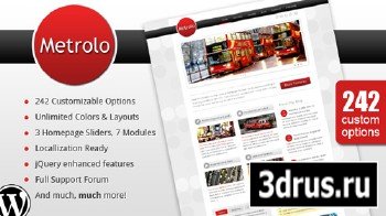 MojoThemes - Metrolo v1.5.2 - Powerful and Flexible WordPress Theme