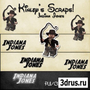 Scrap  Set -  Indiana Jones