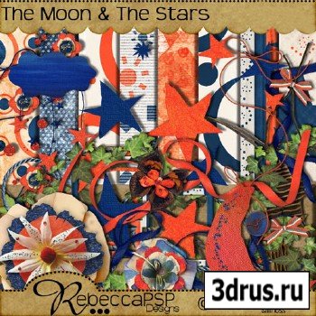 Scrap Set -  The Moon and The Stars