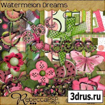 Scrap Set -  Watermelon Dreams