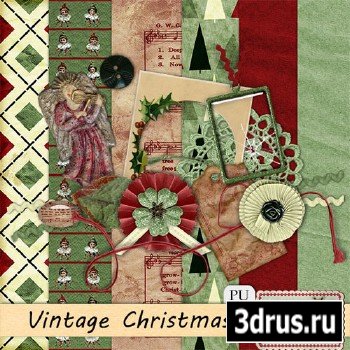 Scrap Set - Vintage Christmas