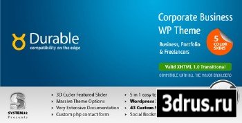 ThemeForest - Durable 5 in 1 v1.5 - Business & Portfolio Wordpress