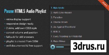CodeCanyon - Panzer - HTML5 Audio Playlist