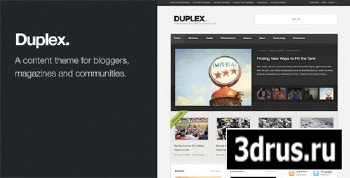 ThemeForest - Duplex v1.1.3 - Magazine / Community / Blog Theme