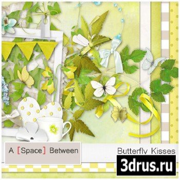 Scrap Set - Butterfly Kisses PNG and JPG Files