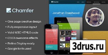 ThemeForest - Chamfer - One Page Creative HTML Template